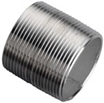 1-1/2 in X 1-3/4 in 304/304L Stainless Steel Schedule 40 Nipple Male Threaded X Male Threaded ,4024001,SSNJCL