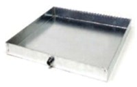 MIKE RAY M242.1P 24&quot;X24&quot;X2&quot; DRAIN PAN WITH 1&quot; PVC ADAPTER ,24X24X2,WHP,DRAIN PAN,HEATER PAN
