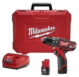 M12 Cordless 3/8 12 Volts Drill Kit 2408-22 Milwaukee 