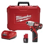 2462-22 Milwaukee M12 Cordless 1/4 in 12 Volts Impact Driver ,