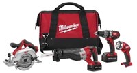2694-24 Milwaukee M18 Cordless 4 Tool Combo Kit ,2694-24,269424,M18V