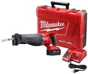 2720-21 Milwaukee M18 Fuel Cordless 18 Volts 18-1/2 in Sawzall Kit ,2720-21,272021
