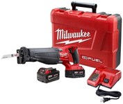 2720-22 Milwaukee M18 Fuel Cordless 18 Volts 18-1/2 in Sawzall Kit ,