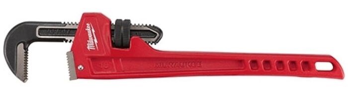 48-22-7118 Milwaukee 18 Red Steel Pipe Wrench 