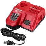 48-59-1808 Milwaukee M18 12 and 18 Volts Power Tool Battery &amp; Charger ,48-59-1808