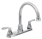 40617 Moen Cornerstone ADA PC LF 8 Centerset 4 Hole 2 Handle Kitchen Faucet Without Side Spray ,