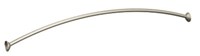 5 Brushed Nickel Pivoting Curved Shr Rod 