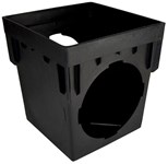1200 NDS 2 Openings 12-3/8 in X 12-3/8 in X 12-15/16 in Polypropylene Catch Basin ,1200,A6122,CB122,NP1250,NDS,NDSCB,NDS1203,NDS1204,ILAB122,ILA