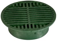 20 NDS 8 in 35.18 gpm Round Sewer Grate ,20,20,20,A3208,NP122,NG8,46708301