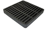 980 NDS 9 in 114.69 gpm Black Square Grate ,980,46745000,A2109,NP911,46707690
