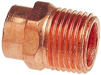 1 (11/8Od) LF Copper Adapter Cxm Domestic Copper Male Adapter Wrot