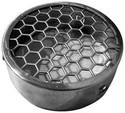 VT3-PVCS 3 in X 2.8 in Stainless Steel Birdscreen ,VT3-PVCS