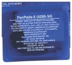 4295-34 Calgon Panpads 3 4 Oz Solid Disinfectant ,