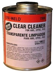 7356S Oatey Clear Cleaner In Can 1/2 Pt ,UC8,73008,46810562,12PCP
