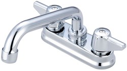 0094-A Central Brass ADA Polished Chrome Lead Free 4 in Centerset 2 Hole 2 Handle Laundry Faucet ,94A,15204902