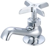 0239-P Central Brass Polished Chrome 1 Hole Cross Handle LF Basin Faucet ,