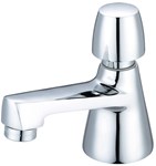 0355-AN2C Central Brass Polished Chrome ADA 1 Hole Push Handle Lead Free Basin Faucet 