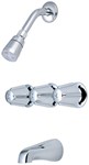 P-3210 OLYMPIA 3 VALVE TUB AND SHOWER COMBO ,P3210,763439850591