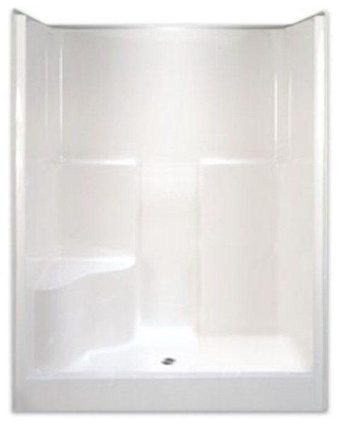 PRAXIS - G6077SH1SL-WHT AcrylX White 36.5 in X 60 X 78.25 Alcove Shower