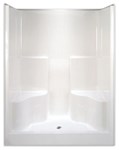 G6077SH2SC-WHT Aquarius AcrylX White 36 in X 60 in X 78.5 in Alcove Shower ,G6036,G6077SH2SWH