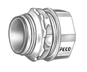260 Peco 1/2 in Zinc EMT Concrete Tight Rain Tight Conduit Connector ,09701574,E260,PEC260,ARL820,ECC12,WTCN50