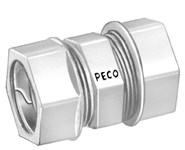 320 Peco 1/2 in Die-Cast Zinc Compression EMT Conduit Coupling ,09701538,E320,PEC320,ARL830,ECC12,WTCP50