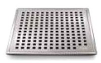 5 X 4 Polished Stainless Steel Grate/ABS Base Shower Drain ,