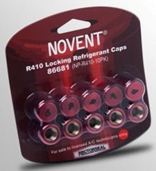 86681 Rectorseal Novent 1/4 Pink Refrigerant Locking Cap 10 Pack ,8668186681
