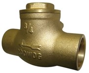 670779244075 1-1/4 in Brass Lead Free Swing C X C Check Valve ,247AB114,SI3H,SI3,SCVH