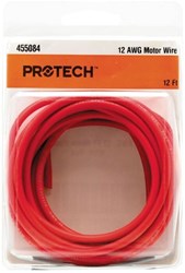 455084 Protech Red 12 AWG Stranded 12 ft Wire ,455084,33000865,W12R