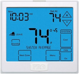 Pd411093 T-955wh Protech Pro1 Heat Pump Multi Stage 3 Heat/2 Cool Programmable Thermostat CAT330PR,PD411093,662766470079,411093,PRO411093,T955WH,