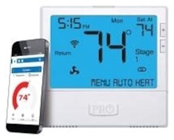 T855i Protech Pro1 Heat Pump Multi Stage 3 Heat/2 Cool Programmable Thermostat ,