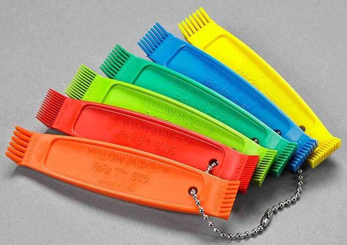 61158 Yellow Jacket 5 Nylon Fin Tool Comb Kit