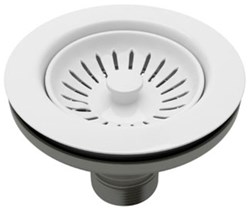 735WH Rohl 3-1/2 in White Bket Strainer ,82443800548,735,735WH,15820105