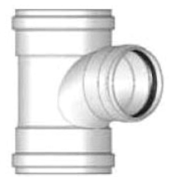WESTLAKE PIPE & FITTINGS CANADA G1574 6 in X 6 in X 4 in PVC Tee