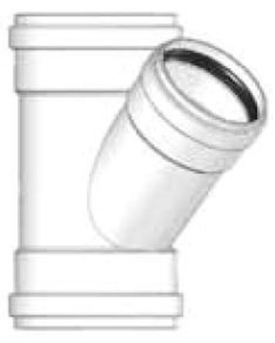 WESTLAKE PIPE & FITTINGS CANADA G304 4 in PVC 45 Degree Wye G X G X