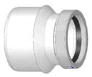H1210-8  10 in X 8 in PVC SDR 26 Concentric Increaser Bushing Spg X G ,FPSG2B1008,FPS