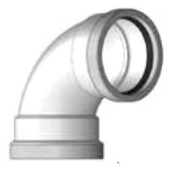 WESTLAKE PIPE & FITTINGS CANADA H256 Plastic Trends 4 in PVC SDR 26 Elbow G X G (1/4 Bend