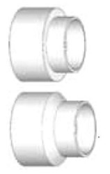 P655 4 in X 3 in PVC SDR 35 DWV Adapter Coupling Solvent Sewer Hub x Solvent DWV Hub ,DFANM,P655,SDRDWVCNM,DWCNM,DF655,46722898,V2043,03358,40655,282129,AO36,A036,DR43,DC43,DWVSD,DWRNM,FPSW3ACD043,FPS