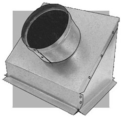 5071268 Royal Metal 12 X 6 X 8 Astm A653 Cs Type B Steel R4 Insulated Top Tap Register Box ,5071268,
