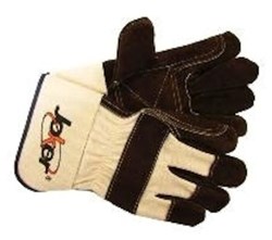 6670L Saf-T-Glove Brown Leather Glove Large ,DPG,GLOVE,5231DP,5231-DP