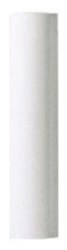 5 WHT PLAST CANDLE COVER ,90905
