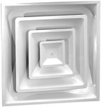 03970012CW Airmate 1300-Ins 12 Bright White Steel Ceiling Diffuser ,120I12,120I,1300INS12,LIG12,SG2412,35016913,1300INS,130012,1300INS12,1301INS,1301I