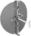 03790006 Airmate 800D0 6 White Steel Snap-In Butterfly Damper ,800D0,3790006CW,800D06