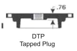 SSB 3 C153 DI MJ Tapped Plug Mechanical Joint L/Acc ,DTP3,IMJTGMK,CMJPT03,68301830,DTPM,FDIMJP03T2,FDI
