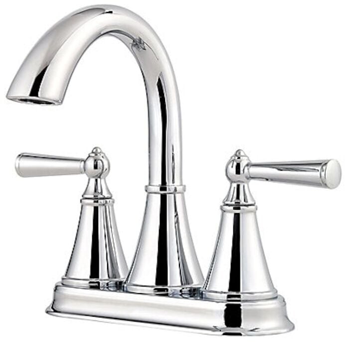 Saxton 2-Handle 4" Centerset Bathroom Faucet in Polished Chrome 3 HOLE