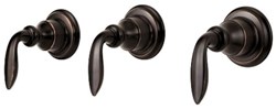 Avalon 3-Handle Tub & Shower Trim Only with Metal Lever Handles in Tuscan Bronze ,S10430Y,38877549469