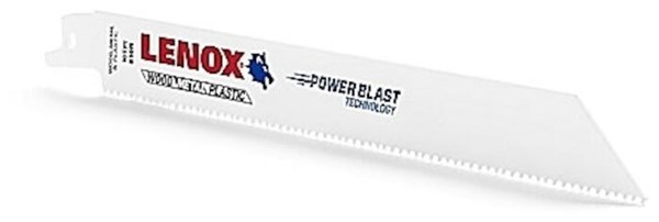 Lenox 12130835R Reciprocating 10/14 TPI Saw Blade, General Purpose, 8-inch, 5 Pack