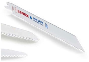 20575 Lenox 6 Reciprocating Saw Blade 4 Tpi (pack Of 5) CAT500,L634R,LEN20575,082472205756