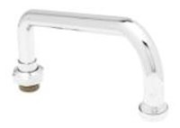 060X T&S Brass Chrome Plated 8 in 26.3 gpm Lead Free Faucet Spout ,